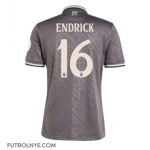 Camiseta Real Madrid Endrick #16 Tercera Equipación 2024-25 manga corta